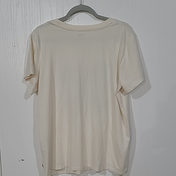 Levi's Multicolor Logo Graphic Tee - Cream Size 1X - Picture 5 of 6